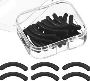 EWANTO Wimpernzange Ersatzgummis 24er Ersatzpads Ersatz Silikon Gummi Schwarz Nachfüll Pads EWE-S01