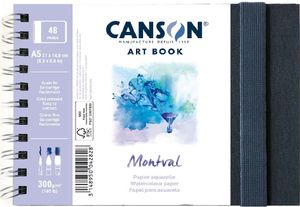 CANSON Skizzenbuch ART BOOK Montval DIN A5 24 Blatt