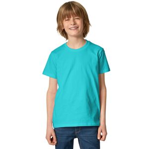 T-Shirt Kinder - türkis, 140 (10-12 Jahre)
