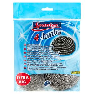 Spontex Jumbo-Edelstahl-Geschirrspüler 4 Stück
