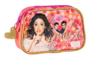 Disney Violetta Love Kinder Beauty Bag ca. 20 cm Kulturtasche Kosmetiktasche Waschtasche Tasche