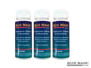 Blue Magic Konditionierer Tabletten - 30 Stück - Für Wasserbetten, Wasserkopfkissen, Wasserbett-Schlauchsysteme