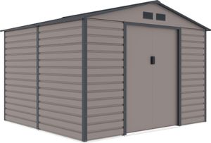 G21 Záhradný domček G21 GAH 407 - 213 x 191 cm, sivý G21-63900521