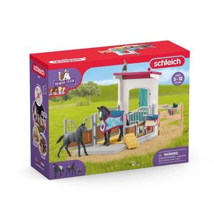 Schleich Horse Club Pferdebox mit Stute und Fohlen 42611