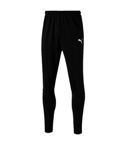 Puma Fußball Liga Polyesterhose Pro Fußballhose Herren schwarz weiß Gr L