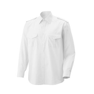 Piloten-Hemd, mit Schulterklappe, langarm, Kentkragen