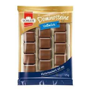Schulte Dominosteine mit Vollmilchschokolade ueberzogen 175g
