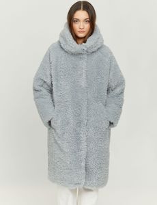 Mazine Lang-mantel parka stepp-mantel Manti Coat ice blue S (Damen)