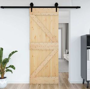 vidaXL Dvere NARVIK 70x210 cm z masívneho borovicového dreva