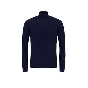 Olymp Pullover Rollkragen Wolle Nachtblau 0150/12/18, Größe: Xxl
