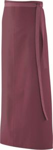 Bistroschürze XXL  B 130 x L 100 cm, Fb. bordeaux  : bordeaux : 65% Polyester 35%Baumwolle 220 g/m²