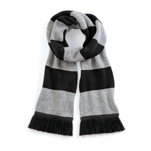 Varsity Scarf / Herren Winter Schal - Farbe: Black/Heather Grey - Größe: One Size