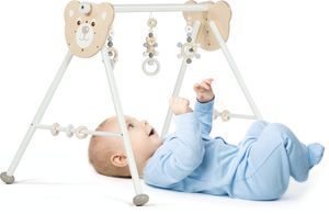 goki baby Baby-Fit  Bär, Greif- und Spieltrainer, 63 x 55 x 53 cm, 4fach höhenverstellbar