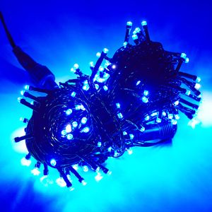 20m 156 LED Lichterkette Wasserdicht für Innen Außen Weihnachten Party Hochzeit Weihnachtsbaum Deko, Blau