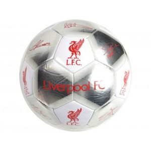 Liverpool FC - "Special Edition" Fußball mit Unterschriften BS3450 (5) (Rot/Weiß)