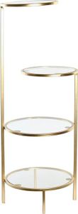 Police DKD Home Decor 32,5 x 30 x 86 cm Crystal Gold Metal