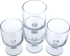 Dessertglas 0,17 l stapelbar 4 Stück Trinkglas Wasserglas Eisglas