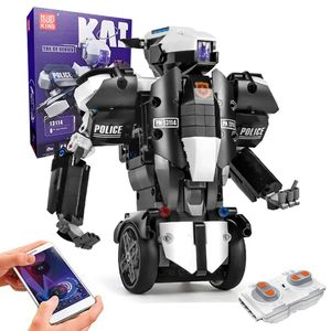 MK 13114 Technic Roboter KAI Polizei RC Kinder Spielzeug 566 Teile NEU