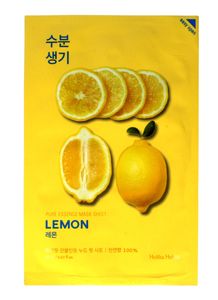 Holika Holika Pure Essence Mask Sheet Lemon Feuchtigkeitsspendende Tuchmaske für Einigung des farbigen Hauttones 23 g