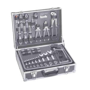 kwb Werkzeug-Koffer inkl. Werkzeug-Set, 199-teilig, gefüllt, robust und hochwertig