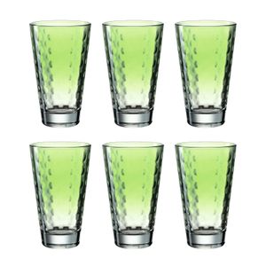 LEONARDO Optic, Grün, Glas, 6 Stück(e), Kegel, 300 ml, 80 mm