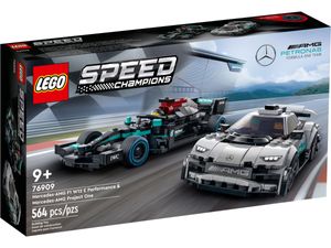 LEGO® Speed Champions 76909 Mercedes-AMG F1 W12 E Performance a Mercedes-AMG Project One