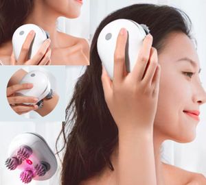 3-Modi Kopfmassagegerät Mini Elektrisches Kopfhaut-Massagegerät IPX7 Wasserdicht für Scalp Kopschmerzen Infrarot Durchblutung Entspannung