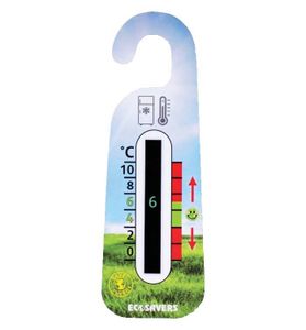 EcoSavers flaches Flüssigkristall-Kühlschrankthermometer