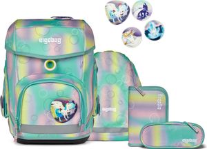 Ergobag Schulranzen-Set CUBO ZauBärwelt 5-teilig, höhenverstellbar
