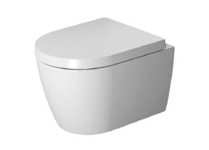 Duravit ME by Starck - Závěsné WC, sedátko SoftClose, Rimless, alpská bílá 45300900A1