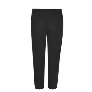 hajo Damen Homewear Hose - Funktions-Rehahose, Jogging, Klima-Komfort, Cotton-Mix Schwarz XL