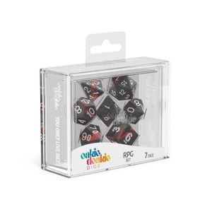 Oakie Doakie Dice Würfel RPG-Set Enclave - Ruby (7)