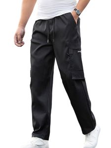 Herren Cargo Trousers Slim Fit Jogger Trousers Fitness Casual Fashion Drawstring Outdoor Männer Pants