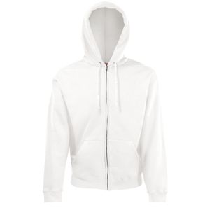 Fruit of the Loom Classic Hooded Sweat Jacket, Farbe:weiß, Größe:L