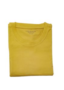 CasaModa Casa Moda Herren Rundhals T-Shirt kurzarm gelb uni Gelb XXL