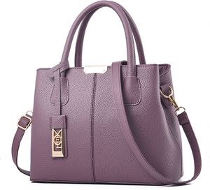 OKWISH 2 in 1 Umhängetasche Handtasche Schultertasche mit abnehmbarer und verstellbarer Schultergurt,Diebstahlsicherungsfach,7 Fächer,Lila OKWISH 2 in 1 Umhängetasche Handtasche Schultertasche mit abnehmbarer und verstellbarer Schultergurt,Diebstahlsicherungsfach,7 Fächer,Lila