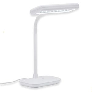 LED Schreibtischlampe Tageslicht dreh-& schwenkbar 8.5W 6500K Weiß Briloner