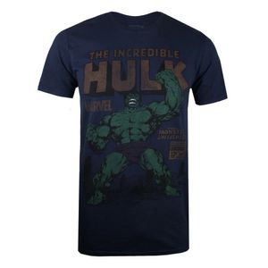 Hulk - "Rage" T-Shirt für Herren TV804 (XL) (Marineblau)