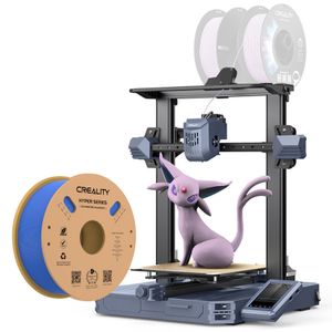 Creality CR-10 SE 3D-Drucker 600 mm/s Druckgeschwindigkeit mit 8000 mm/s2 Beschleunigung CR Touch Auto Leveling---Ender3 S1 Pro aktualisierte Version+ 1KG Blau Hyper PLA-Filament
