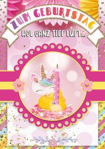 Kindergeburtstag - Flashlight - Soundkarte und Lichtkarte im Format