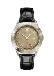 Versace Armbanduhr Herren Quarz Lederarmband VEBK00218