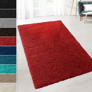 Shaggy-Teppich Prestige Rot 200 x 200 cm