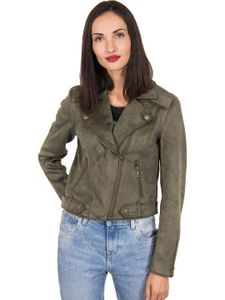Women's Desires Wildleder Biker Ramones Jacke XL