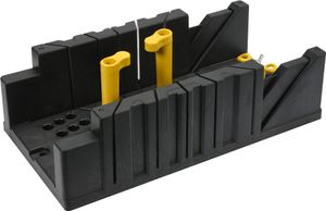 Gehrungslade Schneidlade mit Haltenocken L 325 x B 160 x H 95 mm Winkelschneider 22,5° 45° 90° Gehrungslade Schneidlade mit Haltenocken L 325 x B 160 x H 95 mm Winkelschneider 22,5° 45° 90°