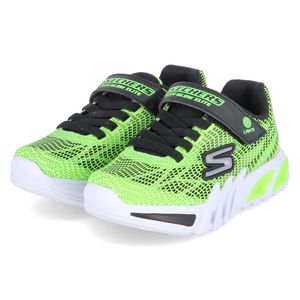 Skechers Flex-Glow Elite - Vorlo - Limette / Schwarz Synthetik Größe: 28 Normal