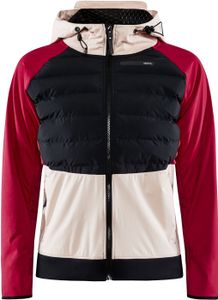 Bunda Craft Pursuit Thermal - dámské, s kapucí, černo-růžová - velikost S