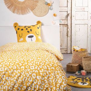 Bettwäsche für Kinder Tiere mit Ohren MAGIC JUNGLE, 100% Baumwolle