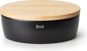 Continenta Aufbewahrung 'Brottopf oval mit Holzdeckel - Keramik'