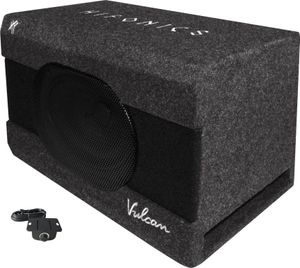 HIFONICS Aktiv Bassreflex Gehäuse Aktiv Subwoofer Verstärker Bassgehäuse VX-690A