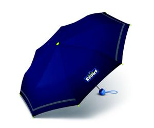 Detský dáždnik Scout Basic s reflexnými pruhmi Extra Light Blue